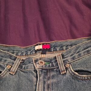 Tommy Hilfiger Denim Jeans with Red & White Flag Patch - Blue Wash